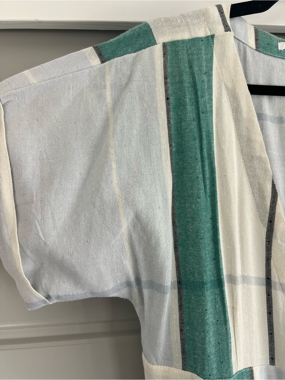 Lulu’s O’Neill Reid Light Blue Multi-Stripe Button up - Picture 5 of 9